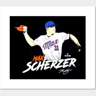 max scherzer Posters and Art